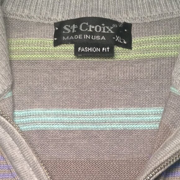 VINTAGE St. Croix Men's Pullover "XL", Fashionable, Golfing, PGA Tour, Dudecore - Picture 4 of 6